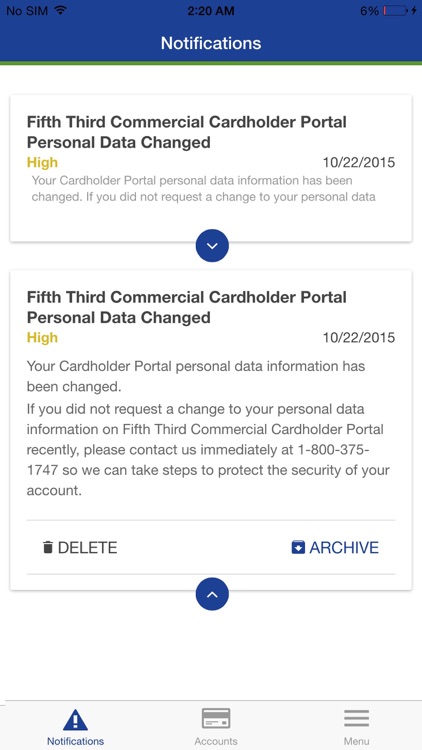 Fifth Third Commercial Card screenshot-3