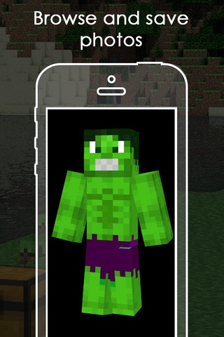 Super Heros Skin Wallpapers For Minecraft PE screenshot 2