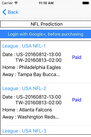 Prediction For NFL screenshot 2