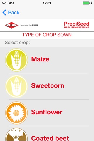 KUHN PreciSeed screenshot 2