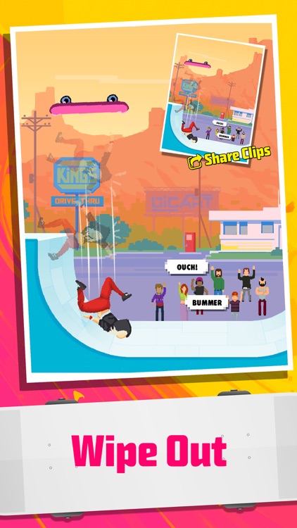 Halfpipe Hero - Retro Arcade Skateboarding screenshot-3