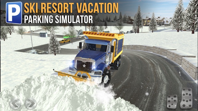 Ski Resort Parking Sim Ice Road Snow Plow Trucker(圖1)-速報App