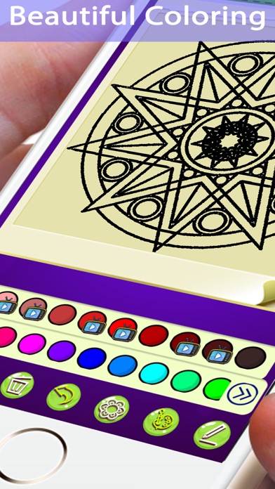 Mandala Coloring game screenshot 3