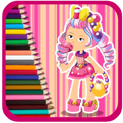 Princess Pearl Coloring Game icon