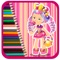Princess Pearl Coloring Game