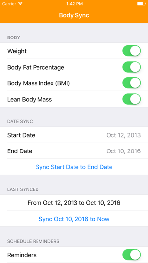 Body Sync for Fitbit to Health