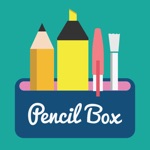 PencilBox schoolhouse stickers  doodles