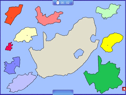 South Africa Puzzle Map screenshot 2