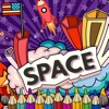 Space Galaxy coloring book drawing painting kids