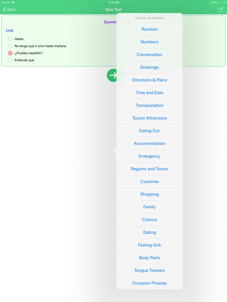 【图】Learn Spanish Language Offline(截图3)
