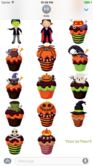 Crazy Halloween Sticker for iMessage #12(圖3)-速報App