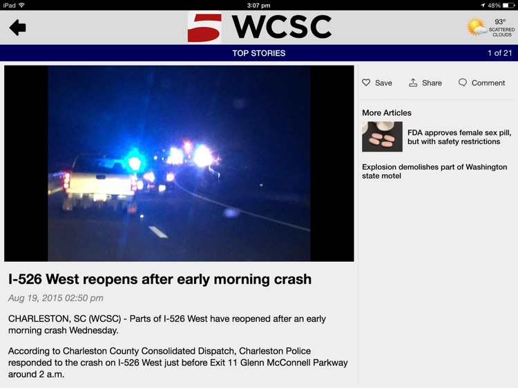 WCSC Live 5 News for iPad