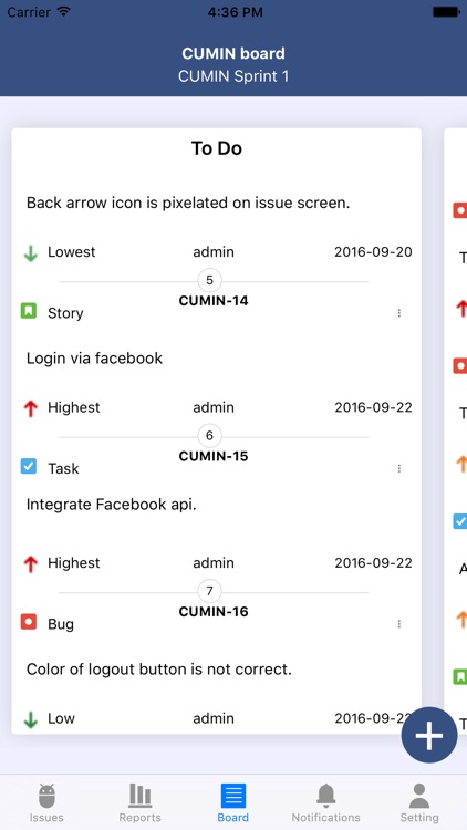 CUMIN - Jira Mobile Client