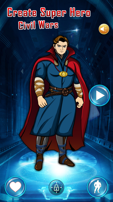 Create Your Own Super-Hero - Free Comics Character Dress-Up Game Dr. Strange Edition for Boys screenshot 2