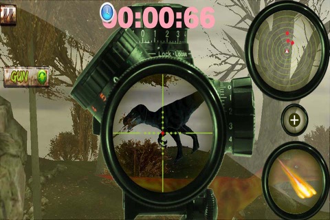 Dino War 21th Century Sniper screenshot 2