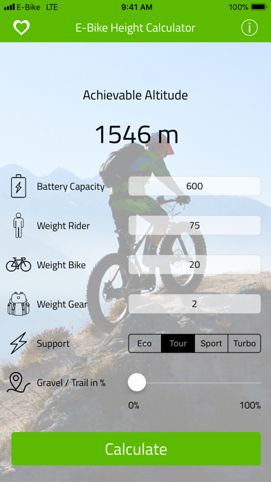 E-Bike Höhenrechner screenshot 4