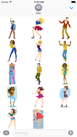 Dance Party Stickers