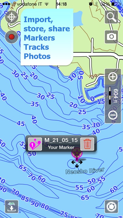 Aqua Map Missouri Lakes GPS