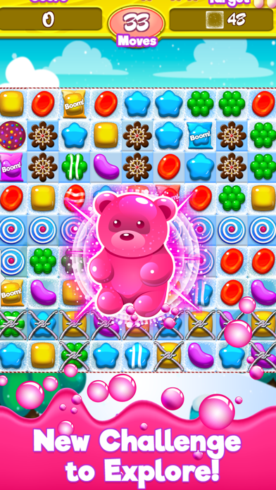 How to cancel & delete Candy Gummy Bears - The Kingdom of Match 3 Games from iphone & ipad 1