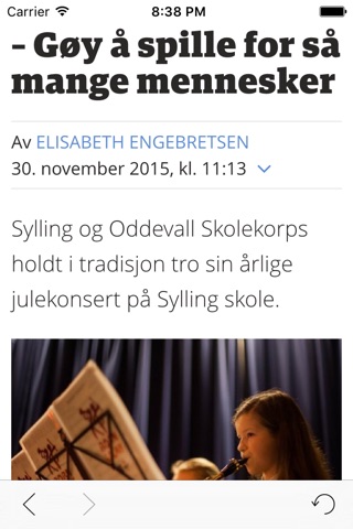 Lierposten nyheter screenshot 2