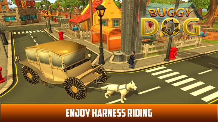 Drive Dog Buggy Taxi:  Dog Cart driving simulation