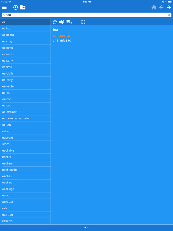 Screenshot #4 pour English Portuguese free dictionary