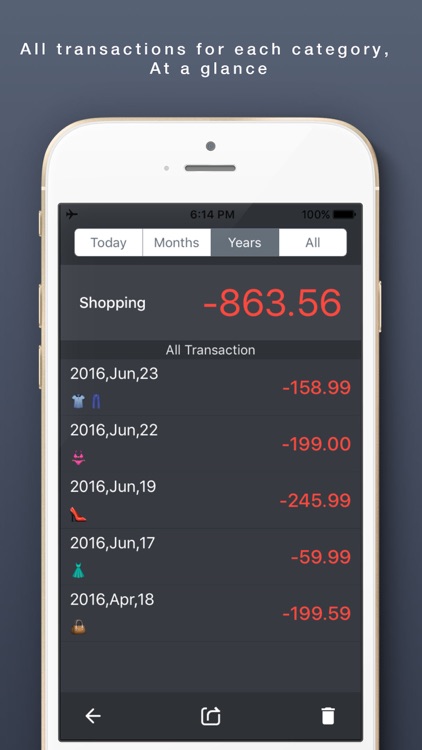 My Money Book Next-Money Monitor, Spending Tracker screenshot-3