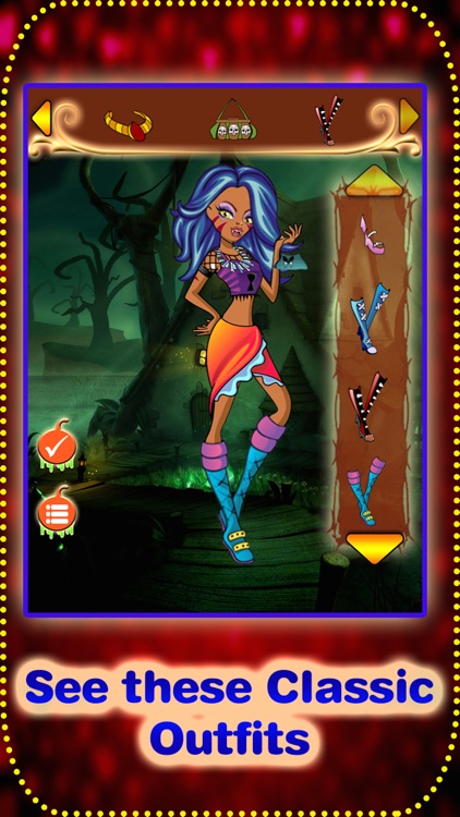 Halloween dress up game - Real Halloween girls screenshot-3