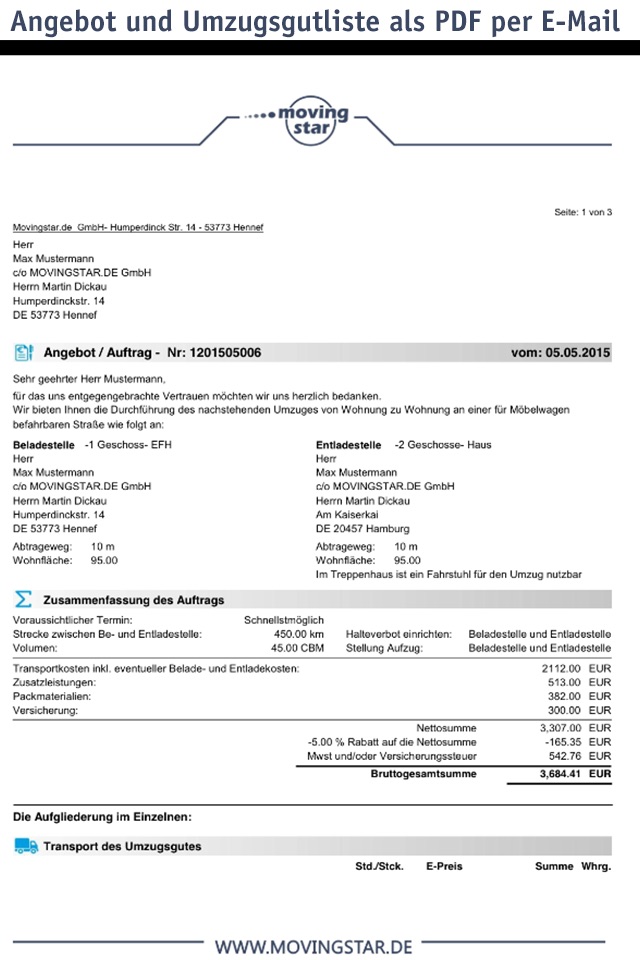 moventu - Mobile Umzugserfassung von MOVINGSTAR.DE screenshot 3