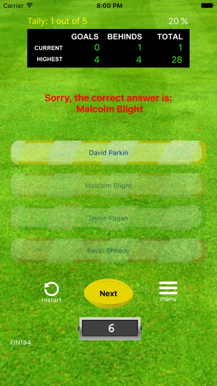 AFL Footy Trivia - Finals screenshot-3