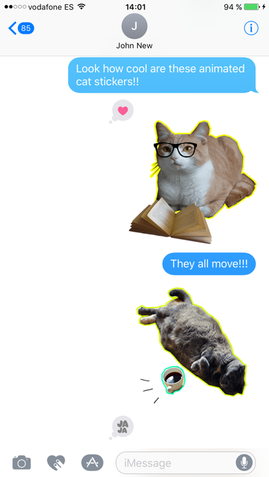 How to cancel & delete Let's Meow! - Cat Sticker Pack for Cat Lovers! from iphone & ipad 2