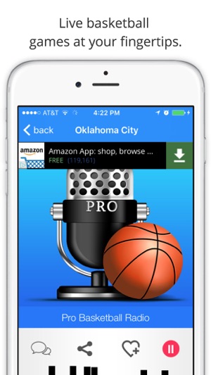 GameDay Pro Basketball Radio - Live Games, Scores, Highlight(圖3)-速報App