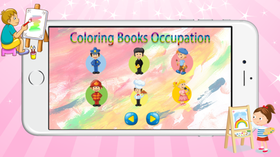 How to cancel & delete Paint & Drawing Coloring Books Occupation for kids from iphone & ipad 3