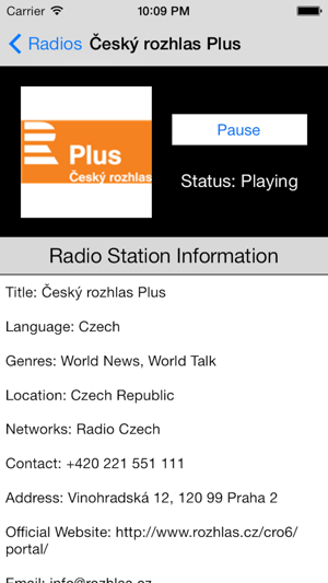 Czech Republic Radio Player (Česká republika rádio, čeština,(圖2)-速報App