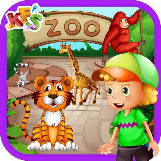 Trip to the Zoo for kids – Best Educational game Icon