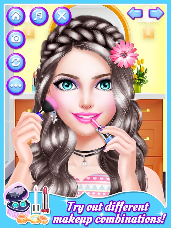 Sweet Sisters Cute Pet Salon - Spa, Makeup  Dressup Game for Girls