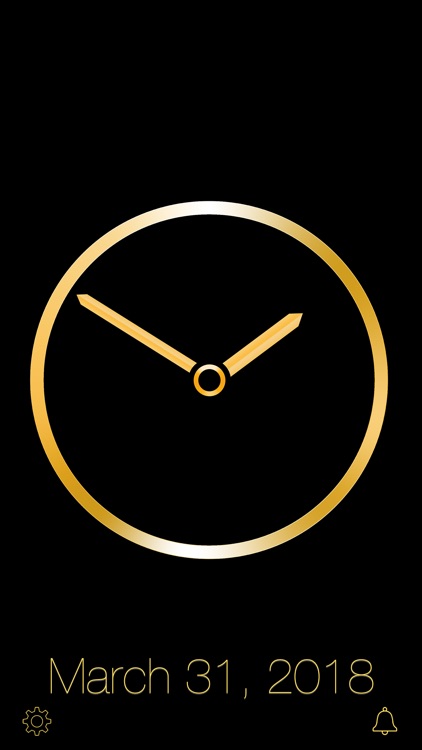 Gold Luxury Clock
