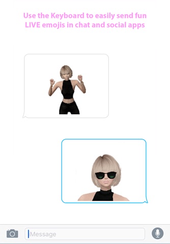 Animated Girls Emojis screenshot 2