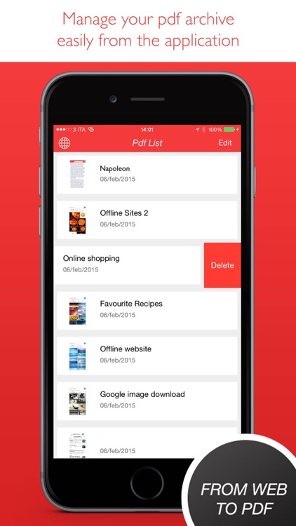 PDF Converter ( convert the sites in pdf ) screenshot-3
