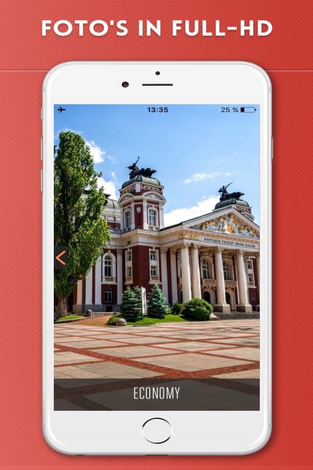 Sofia Travel Guide with Offline City Street Map screenshot 2