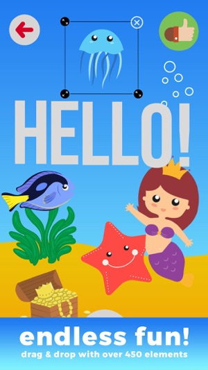 Kids Sea Life Creator - make unique funny images(圖2)-速報App