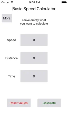 Game screenshot Basic Speed Calculator mod apk