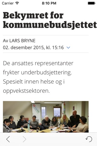 Laagendalsposten nyheter screenshot 2