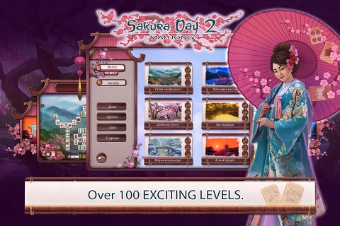 Sakura Day 2 Mahjong screenshot 3