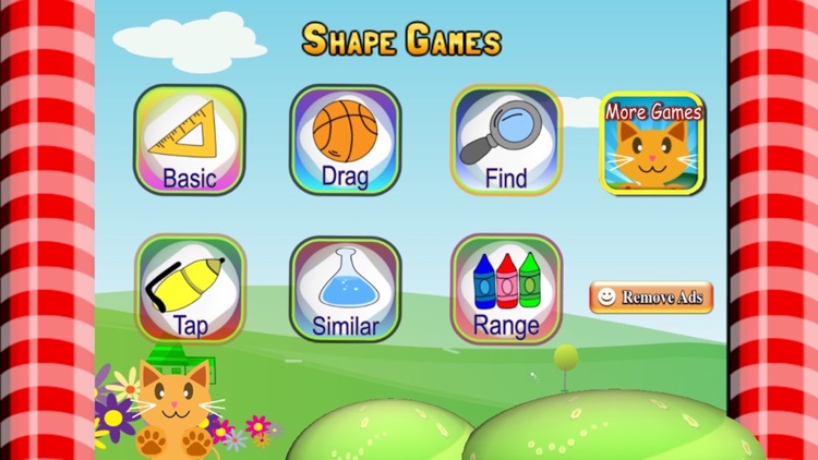 QCat - toddler shape educational game (free)