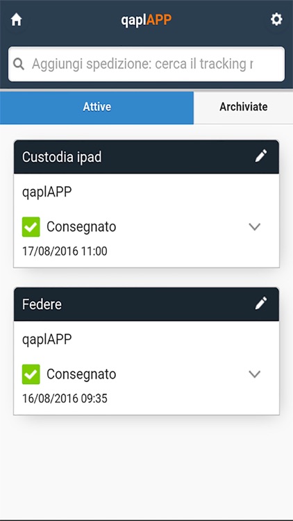 qaplAPP Tracking