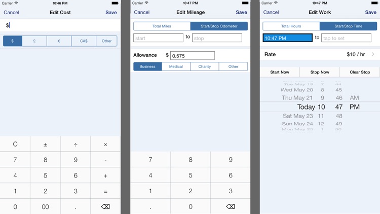 BizXpenseTracker-Expense, Mileage & Time Tracking screenshot-3