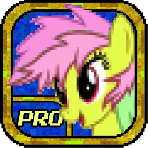 Pixel Pony Fantasy - Magical fairy land race the dragons Pro Icon