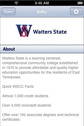 Walters State CC screenshot 2