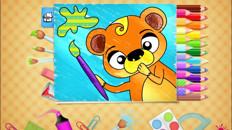 123 Kids Fun COLORING BOOK Outline Drawing Images screenshot-0
